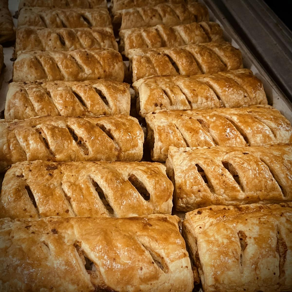 a close up of food