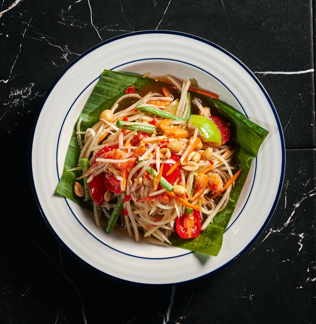 Somtum, papaya salad