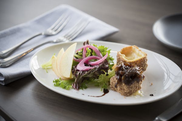 a plate of food on a table