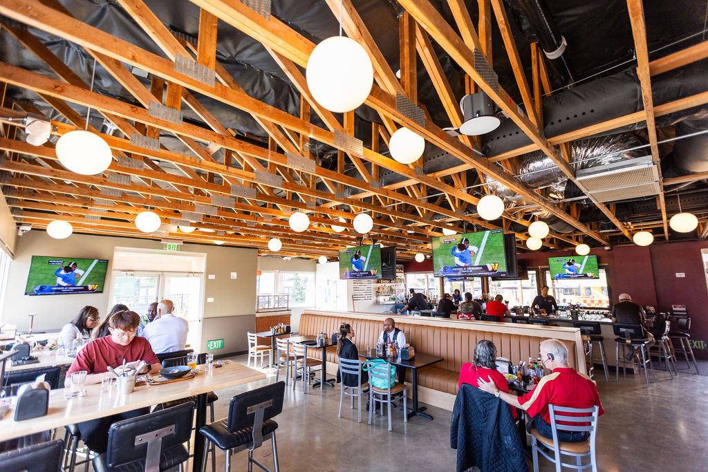 Indoor event space at Clara's Junction