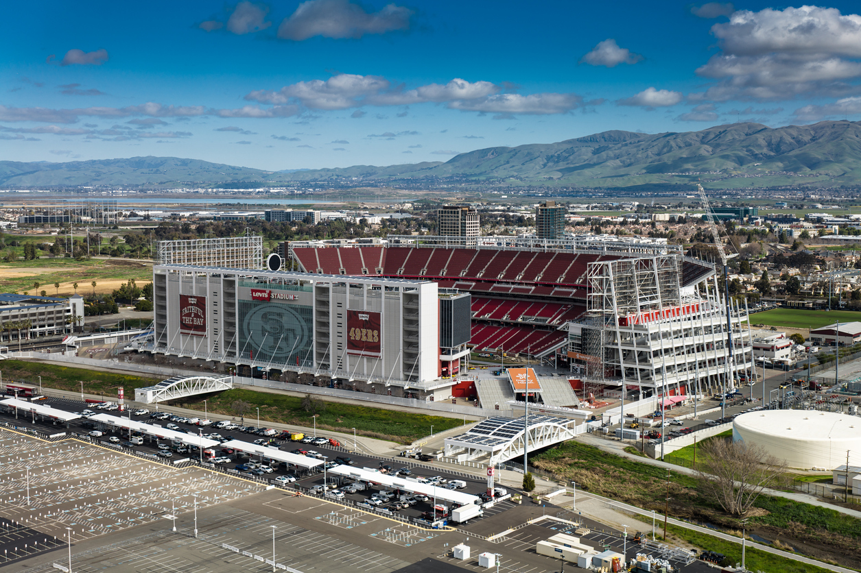 Levi's Stadium Santa Clara, a short walk from Clara's Junction