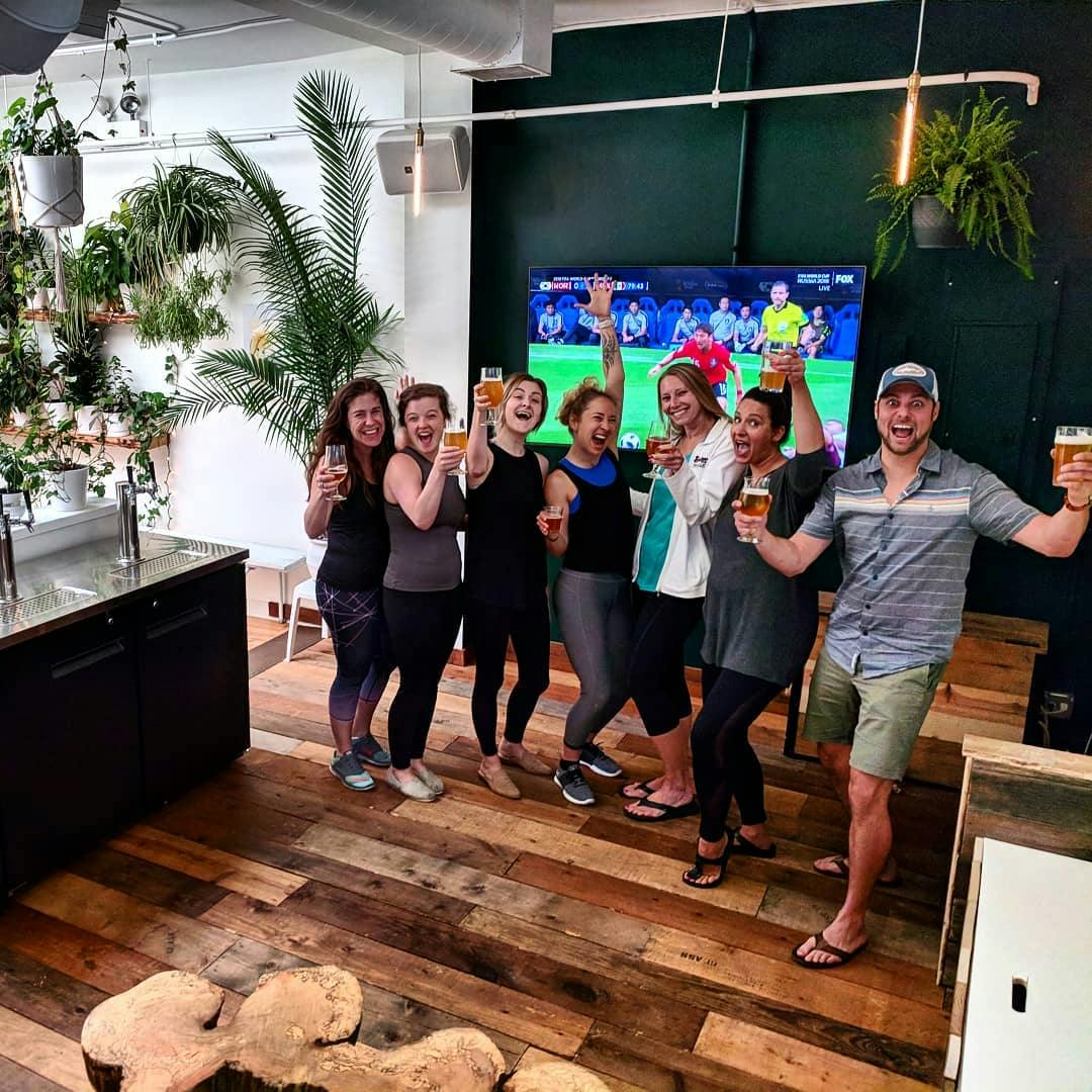a group of people posing for a picture