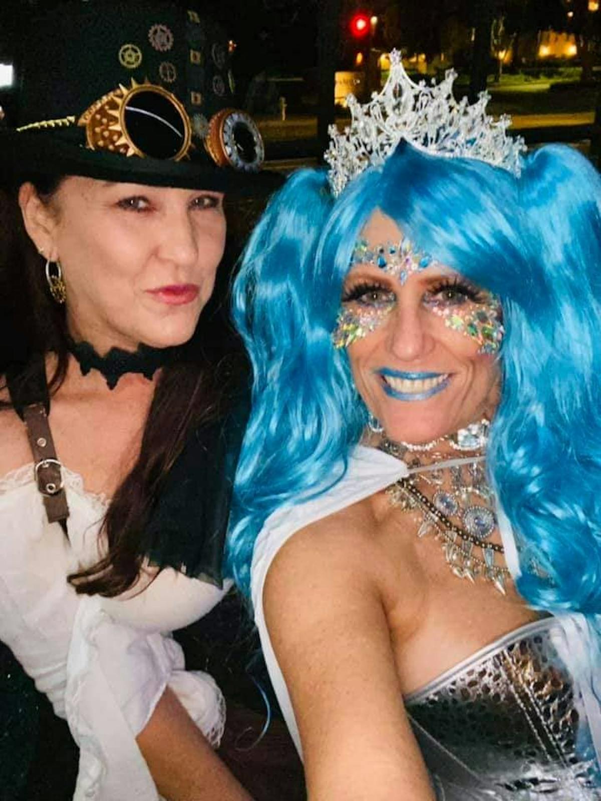 a group of people wearing costumes