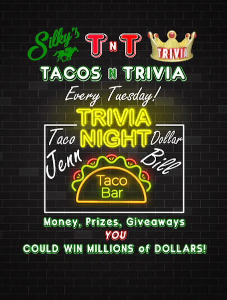 T n T Tacos N Trivia Night At Silky Sullivan s Tuesday September 26th 