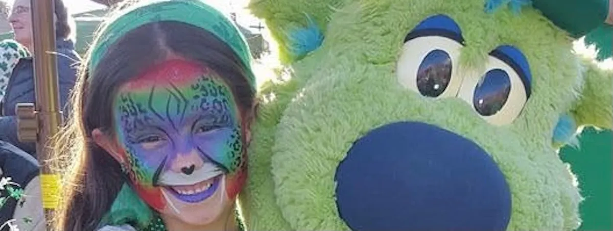 a close up of a stuffed animal