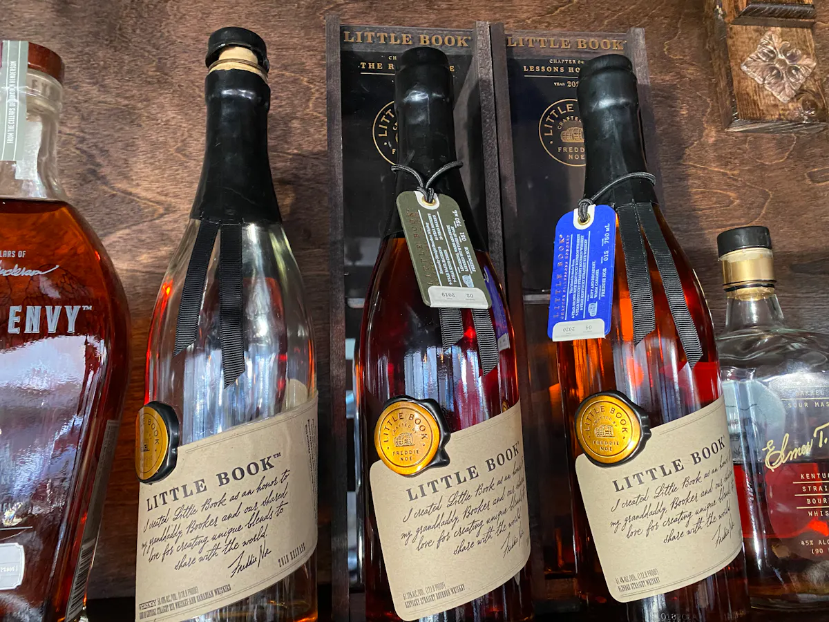 a bottle of wine