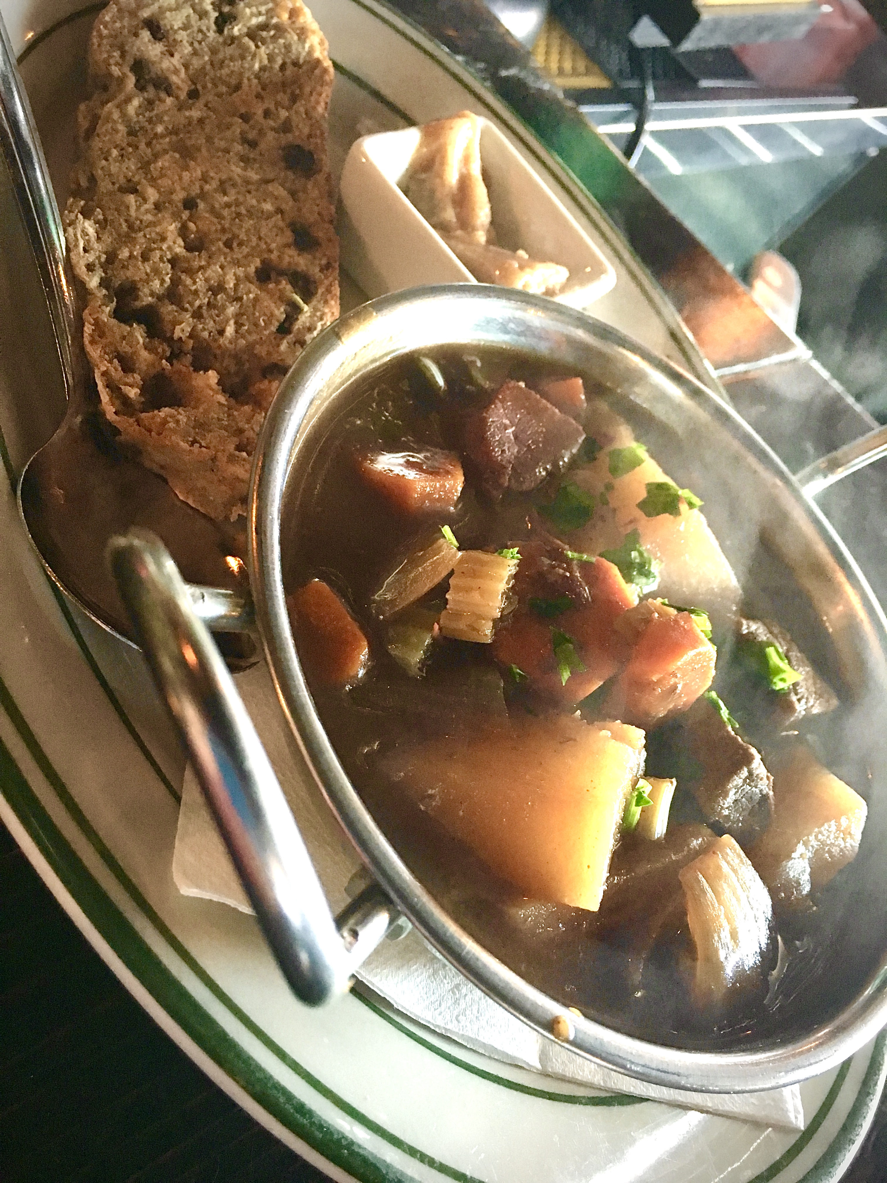 a bowl of food with stew