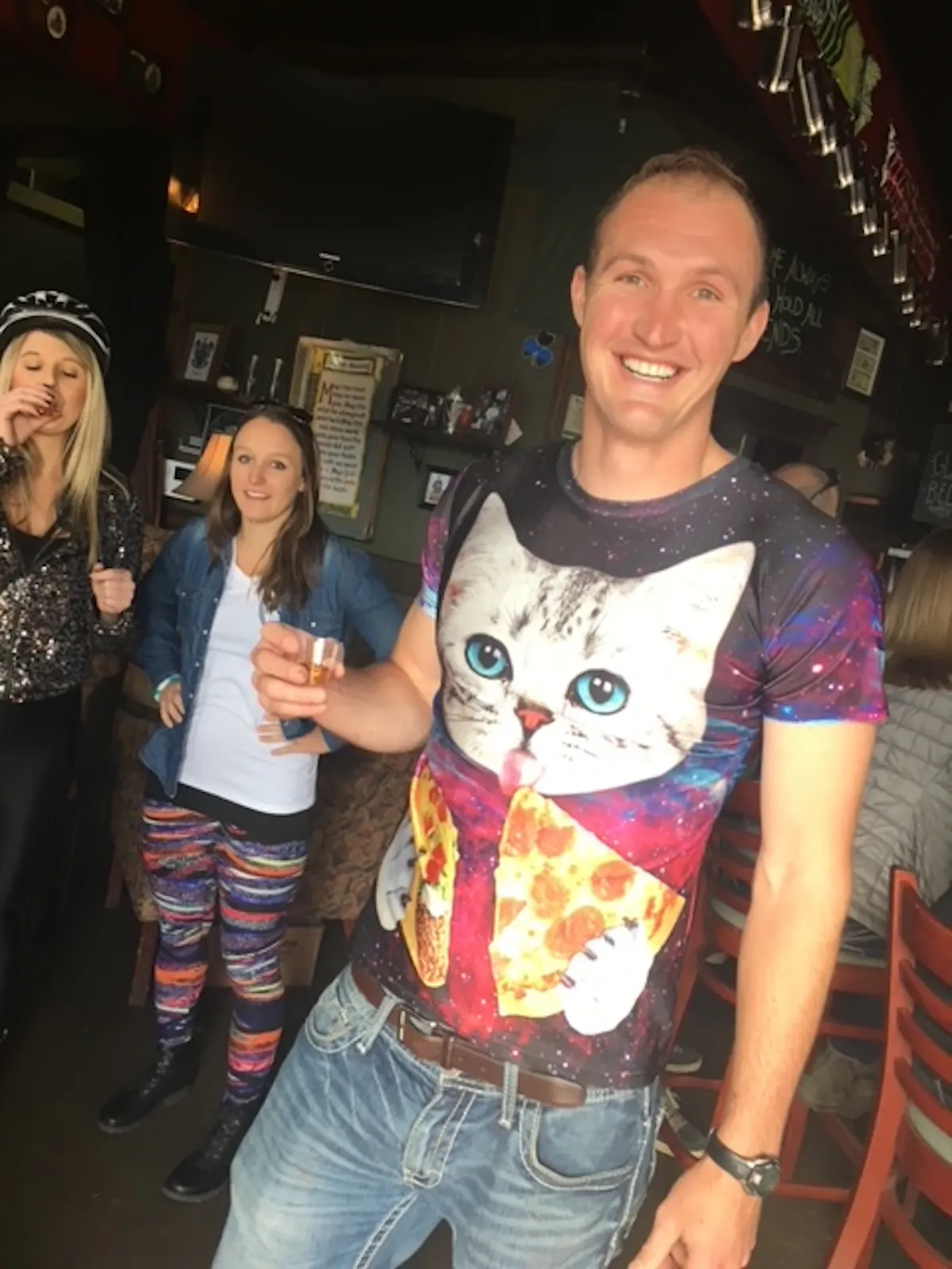 a group of people posing for the camera