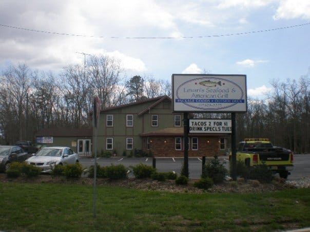 a sign on the side of a road