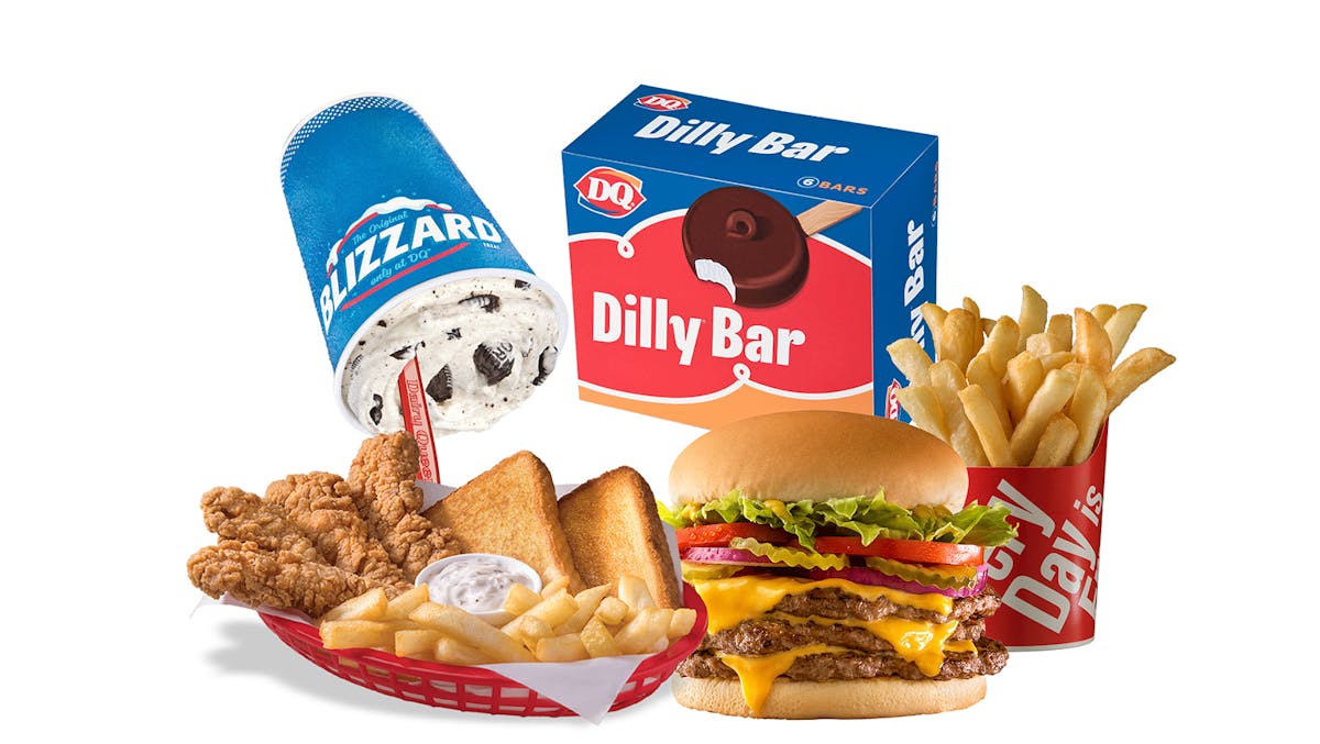 DQ Menu Chicken Basket Burger Ice Cream Treats