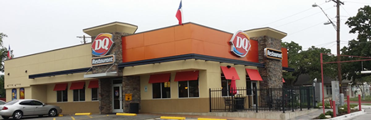 the facade of a restaurant's building