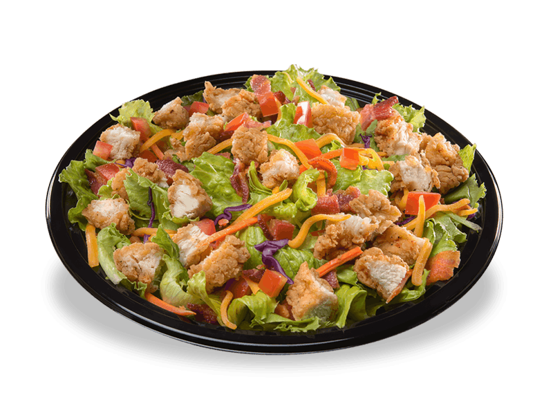 a dish is filled with food