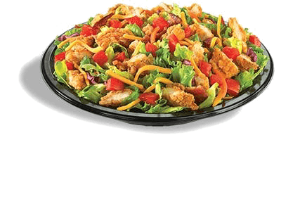 a plate of salad