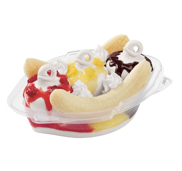 a banana split