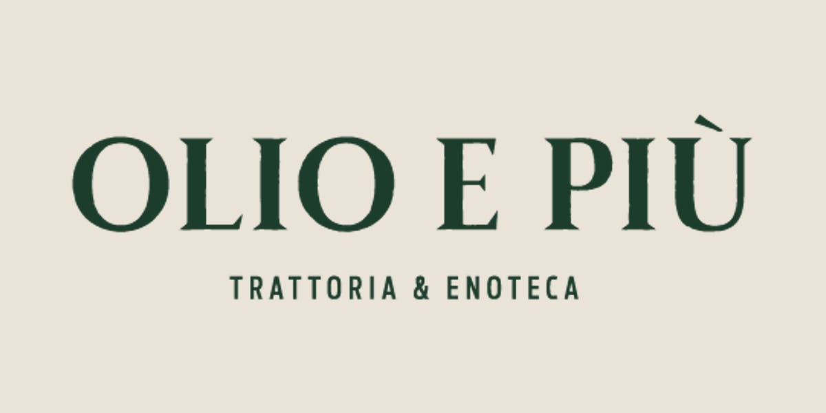 Olio e Più restaurant logo - View nutrition facts, calories, and macros for menu items at 699 14th St NW Washington, DC 20005