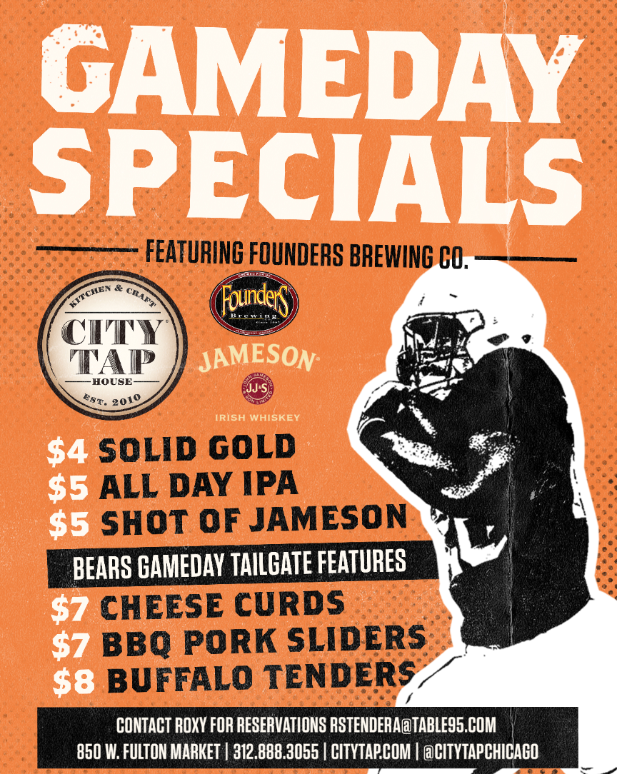 old chicago game day specials