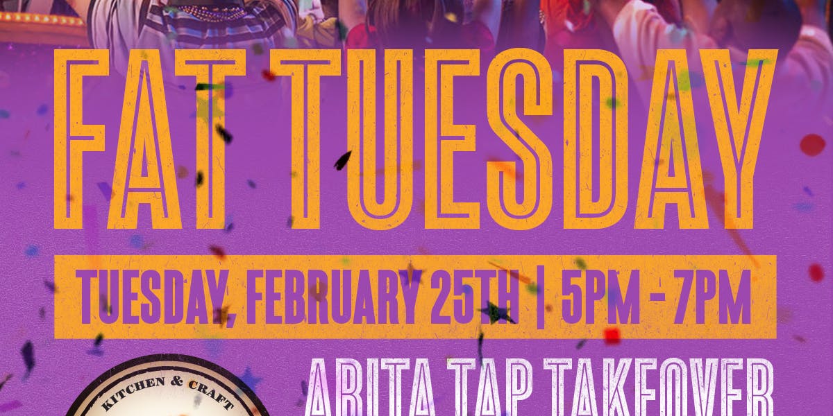 Fat Tuesday with Abita Brewing Company City Tap House