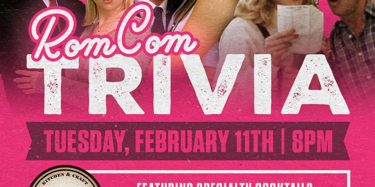 Rom Com Trivia City Tap House