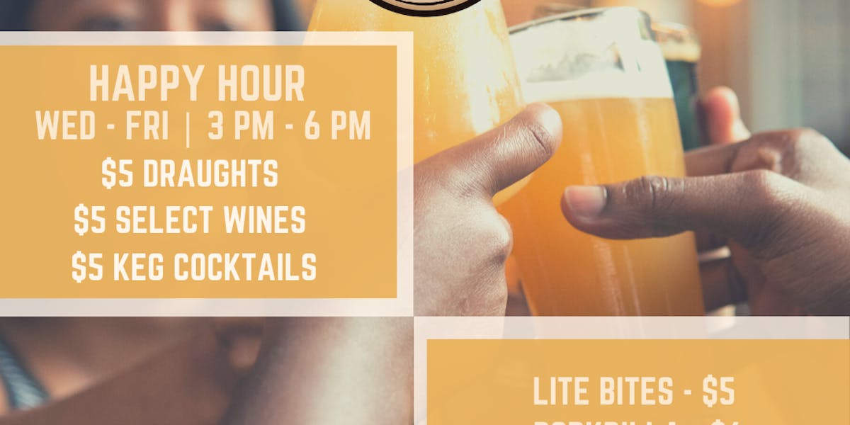 Happy Hour City Tap House New American Restaurant in the US