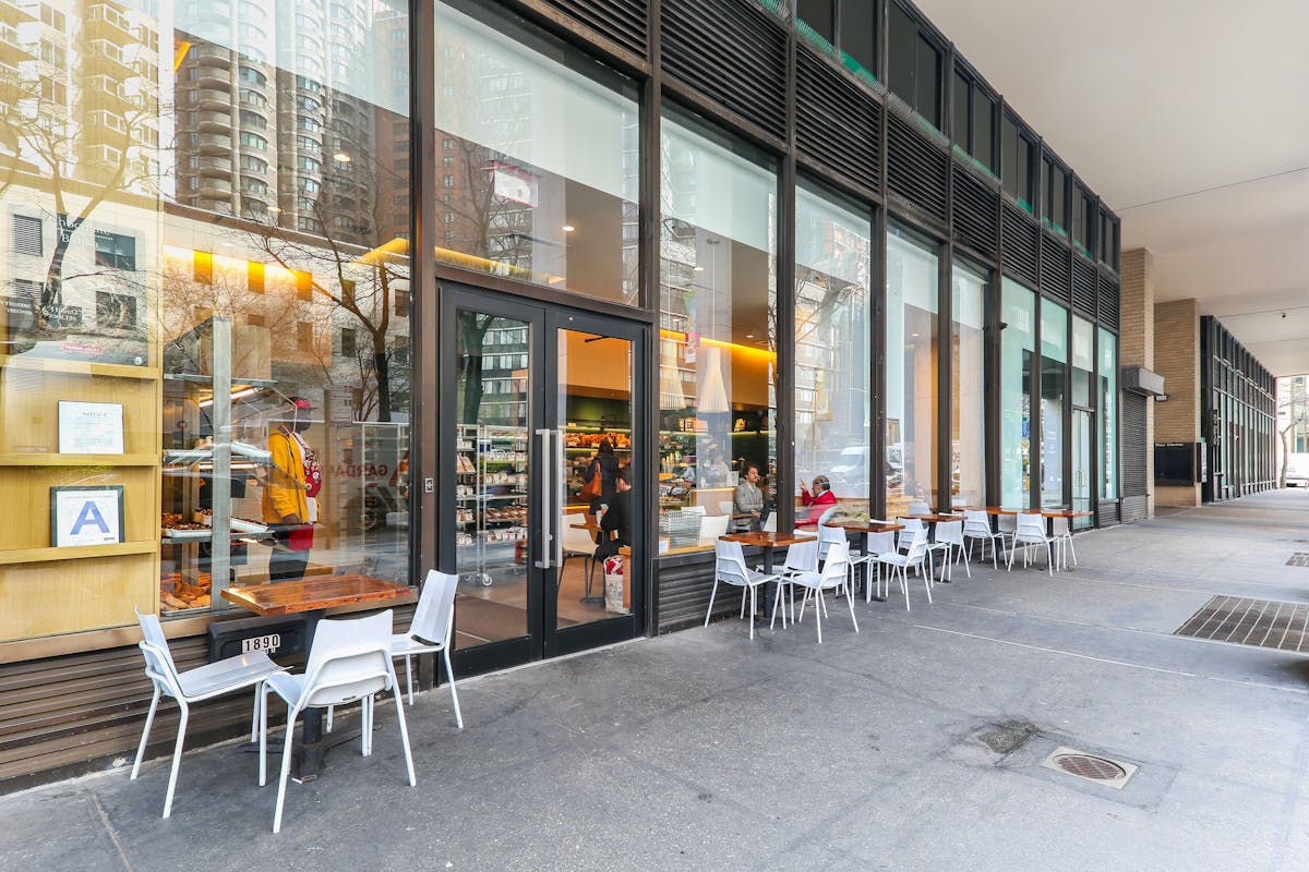 a store inside of a building