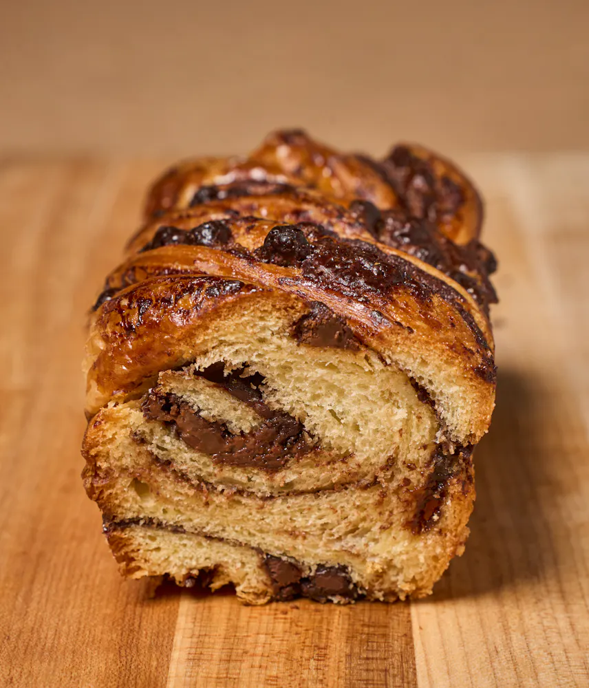 a piece of cake sitting on top of a wooden table