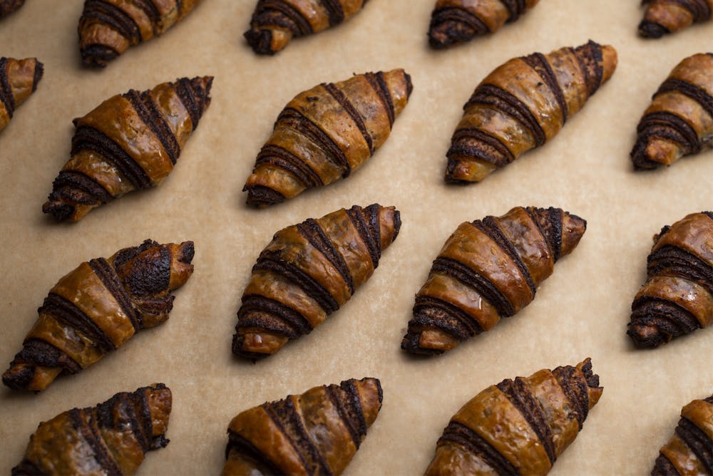 food on the cutting board