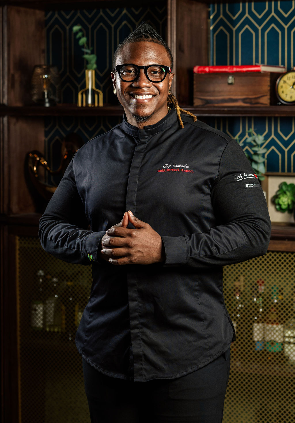 a man holding a phone