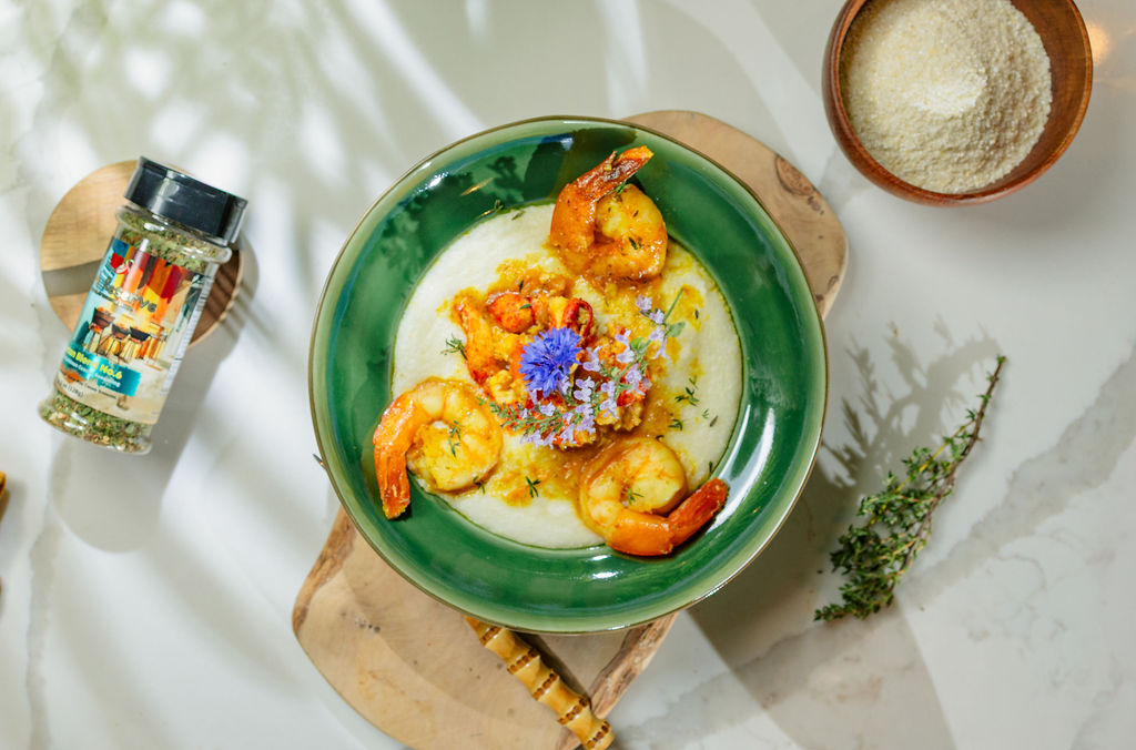 a bowl of food on a plate