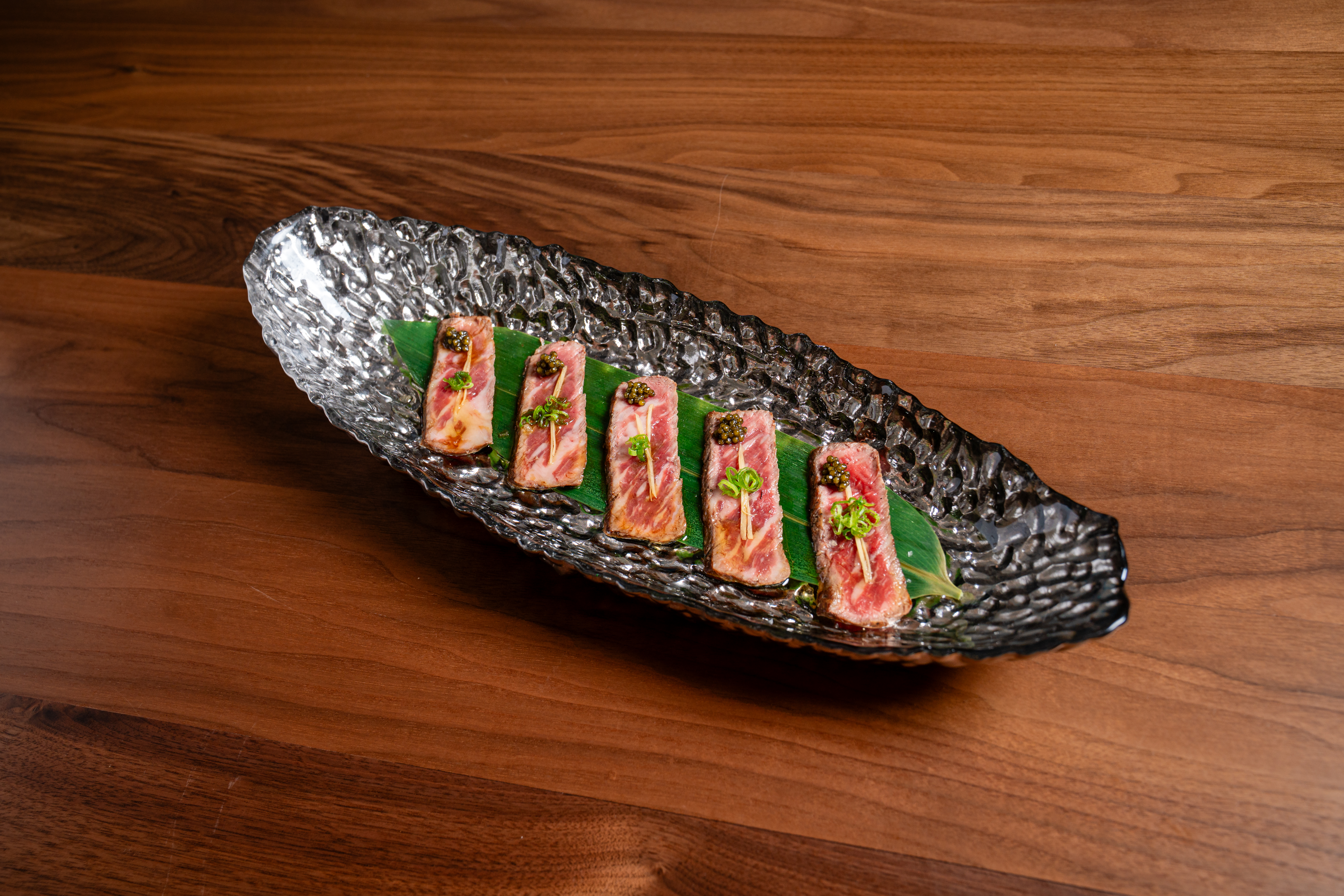 a plate of food on a table