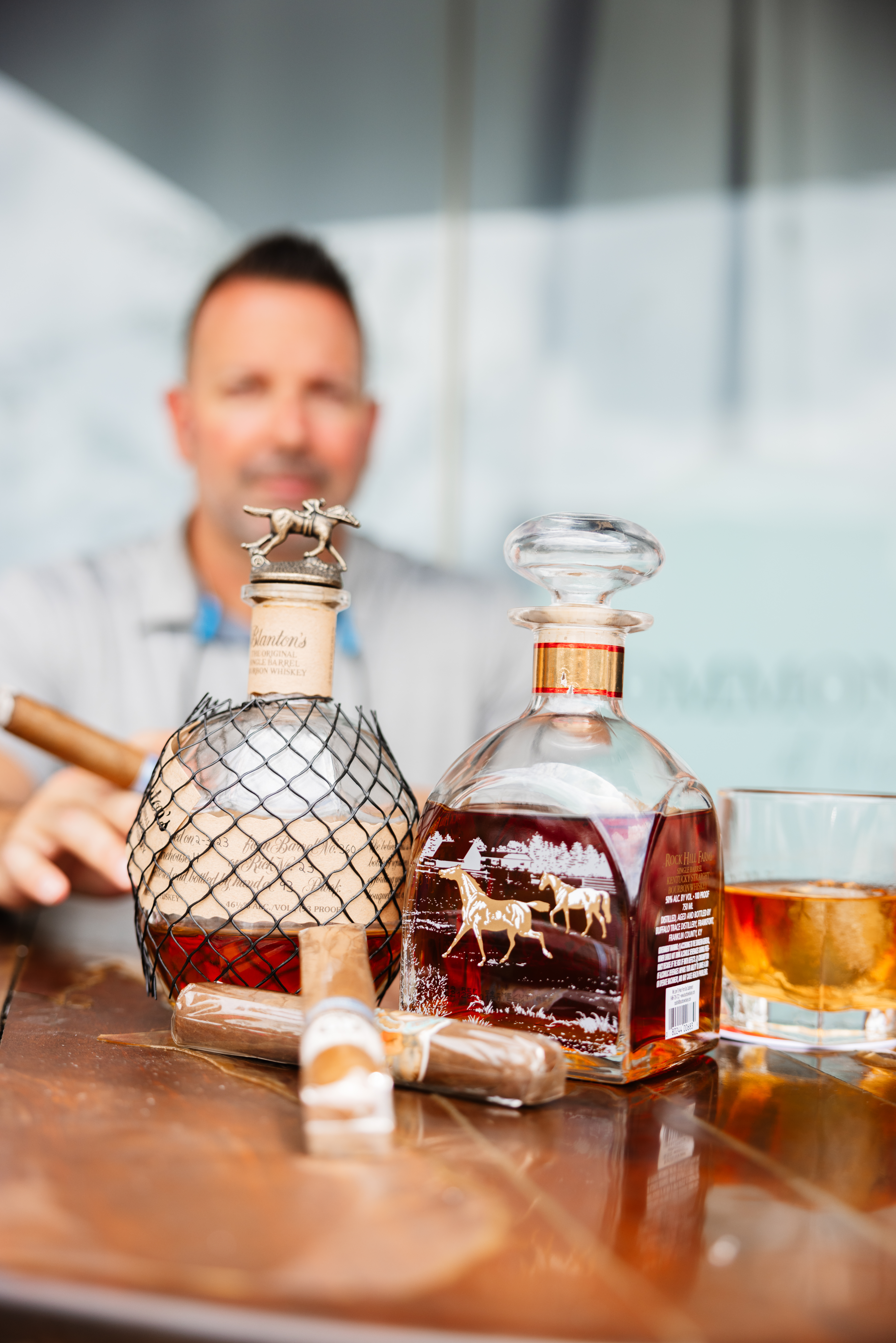 a bottle of whiskey