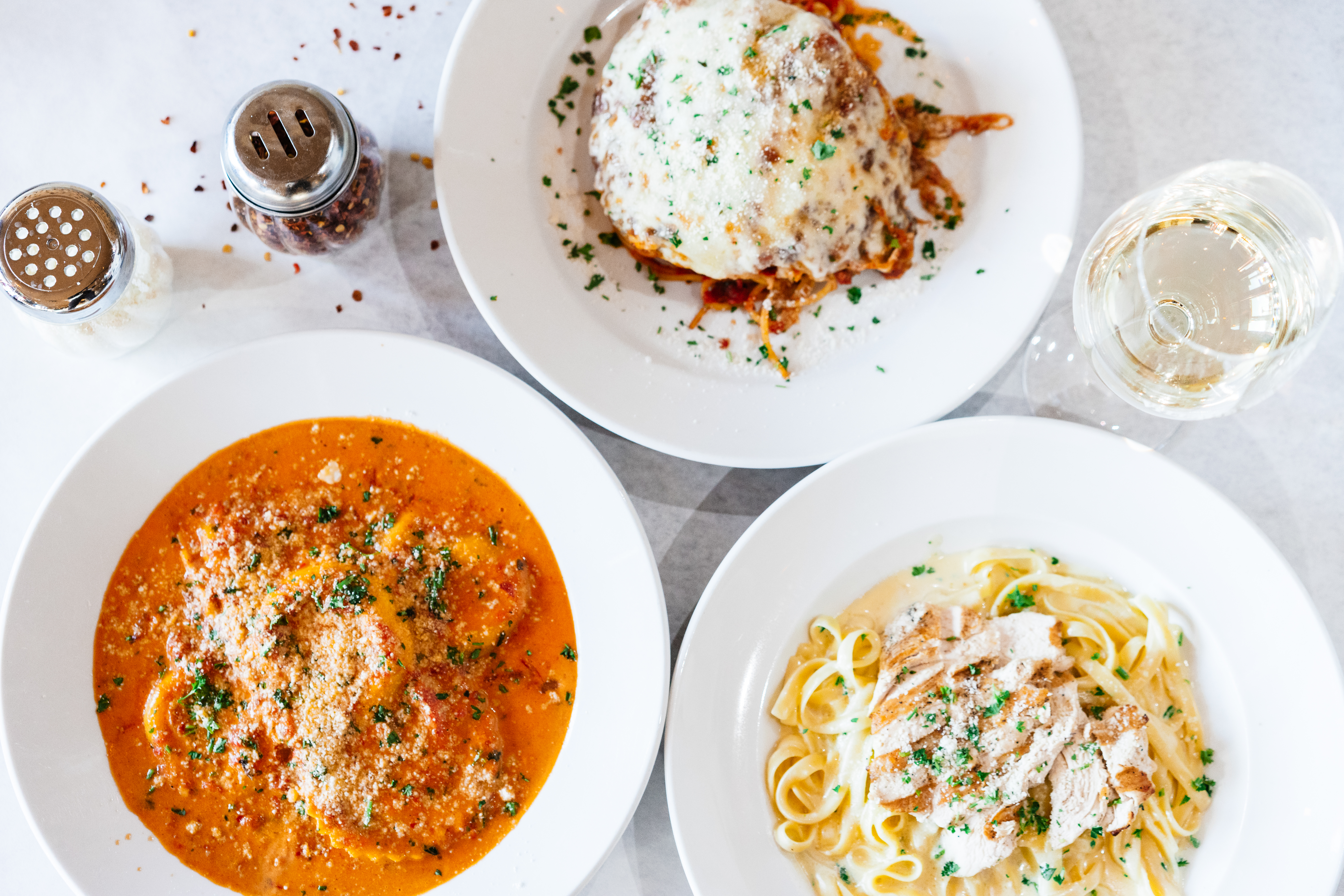plates of food
