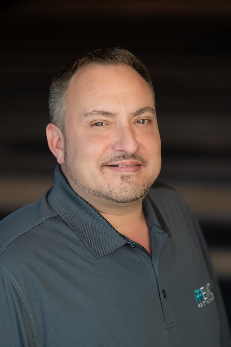 a man looking at the camera