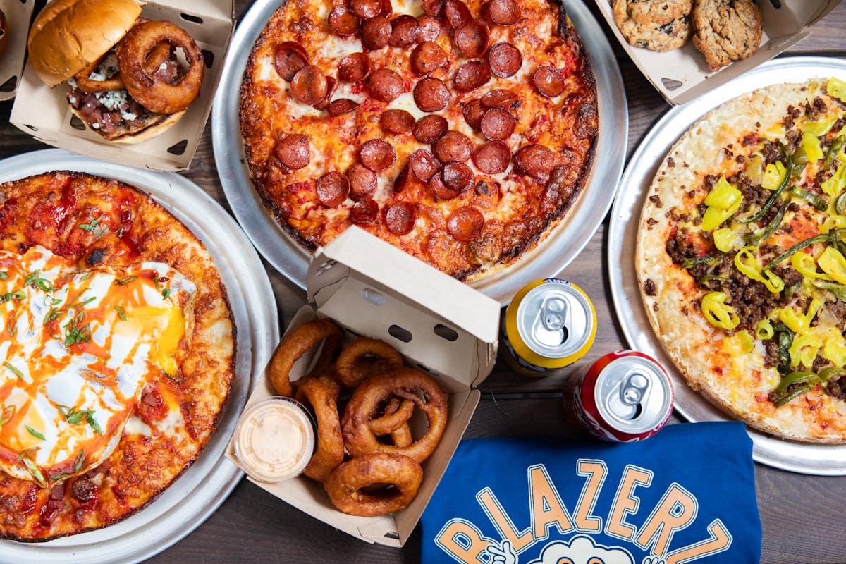 a bowl filled with different types of food on a table