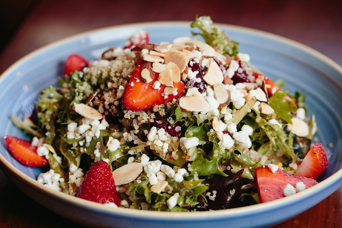 a bowl of food on a plate