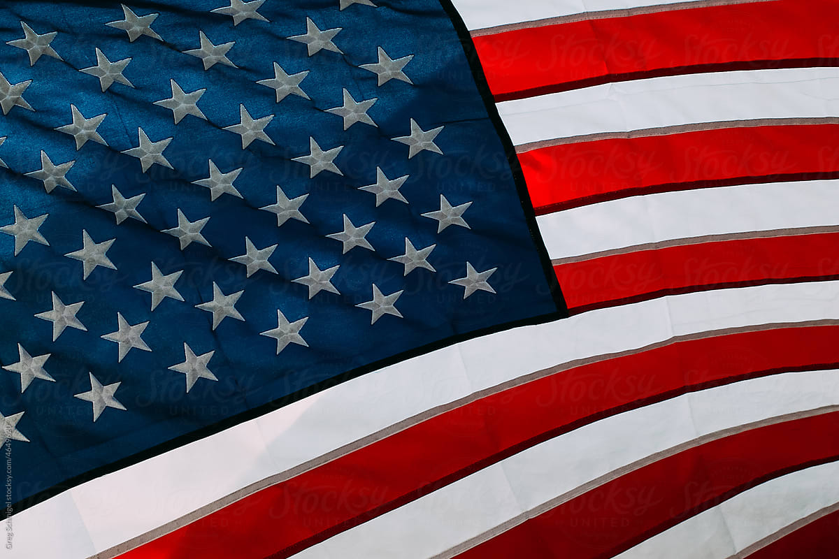 a close up of a flag