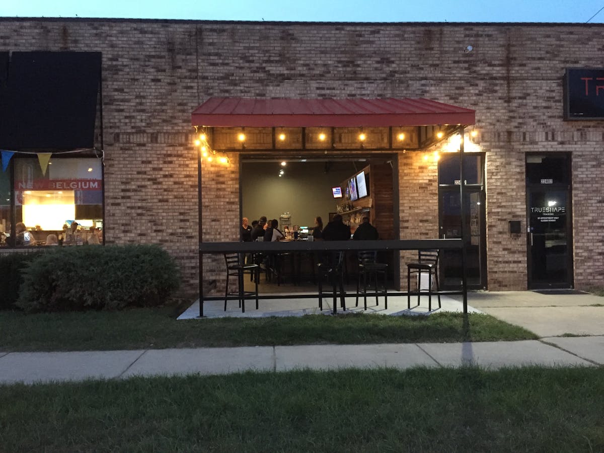 front of a Van Born Tavern & Grill building