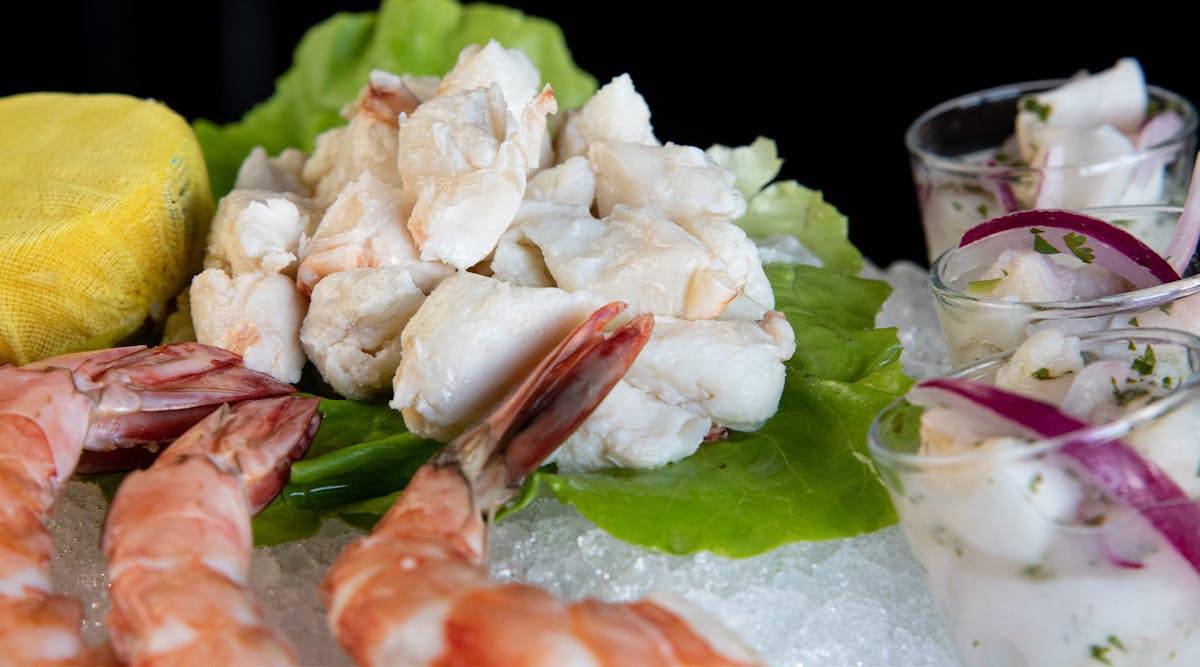 a close up of a plate of food