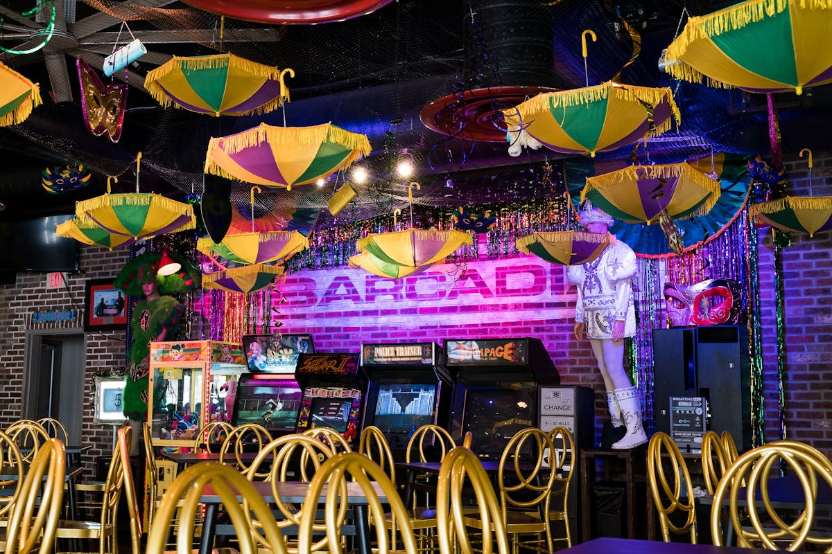 Mardi Gras pop up