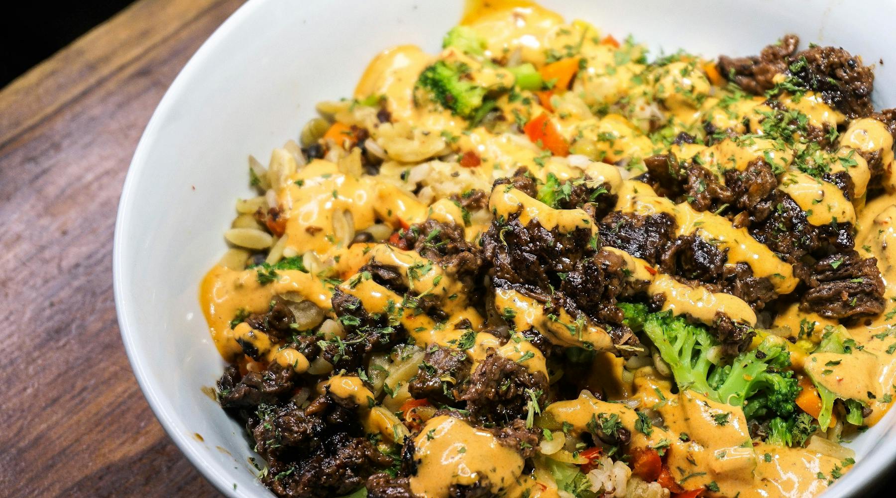 a plate of food