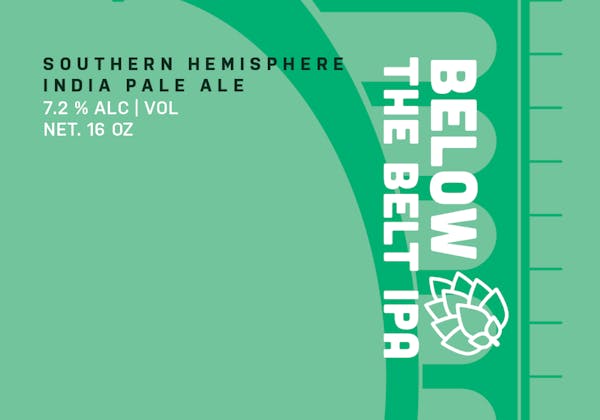 Below the Belt IPA drink logo