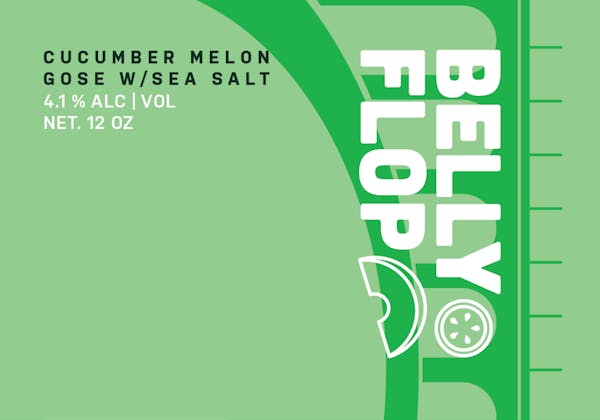Belly Flop drink logo