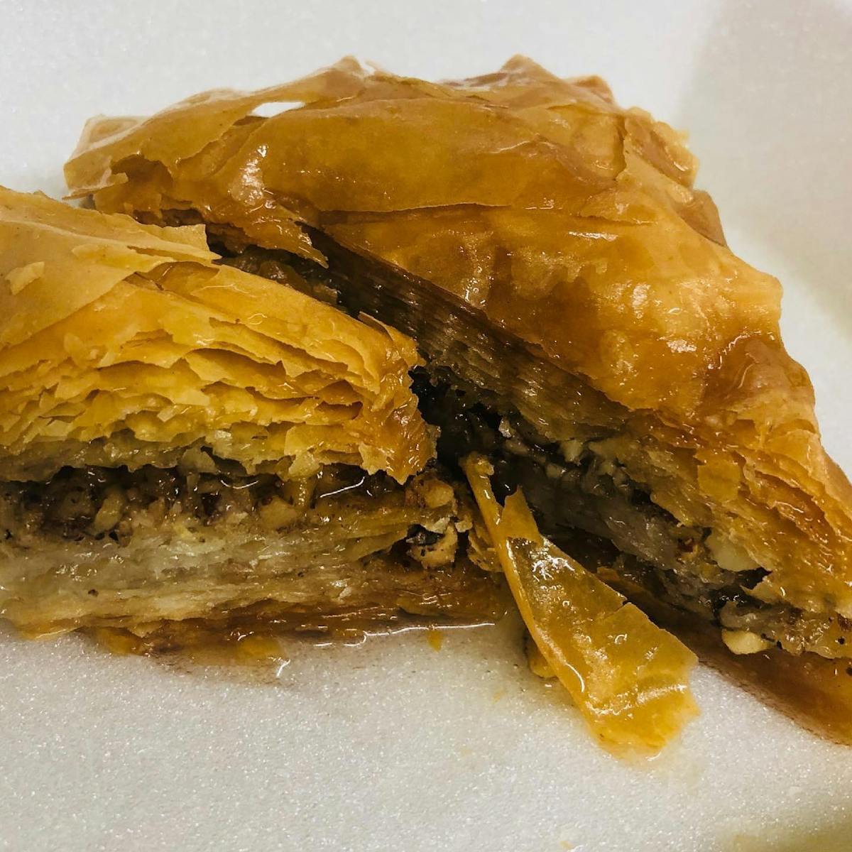 a close up of food