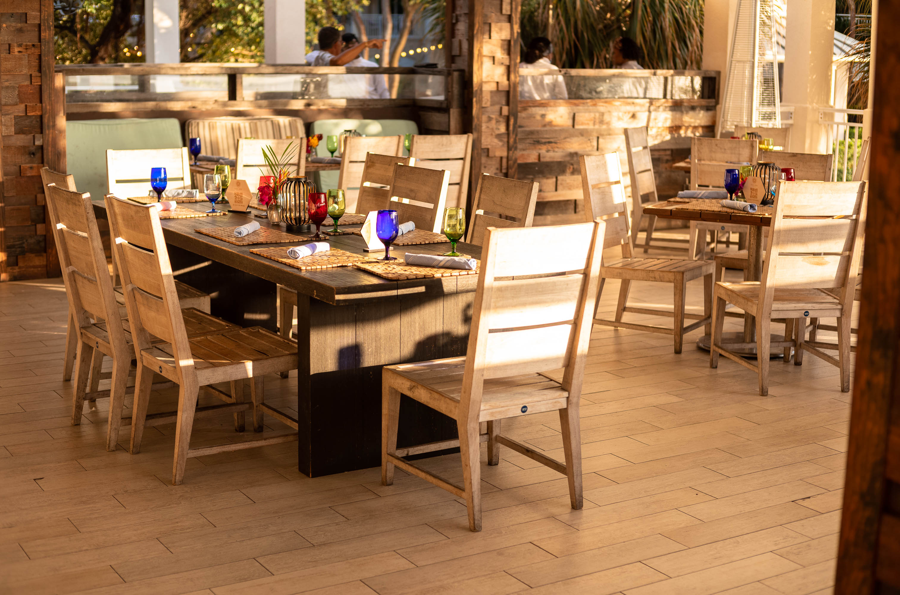 a dining room table
