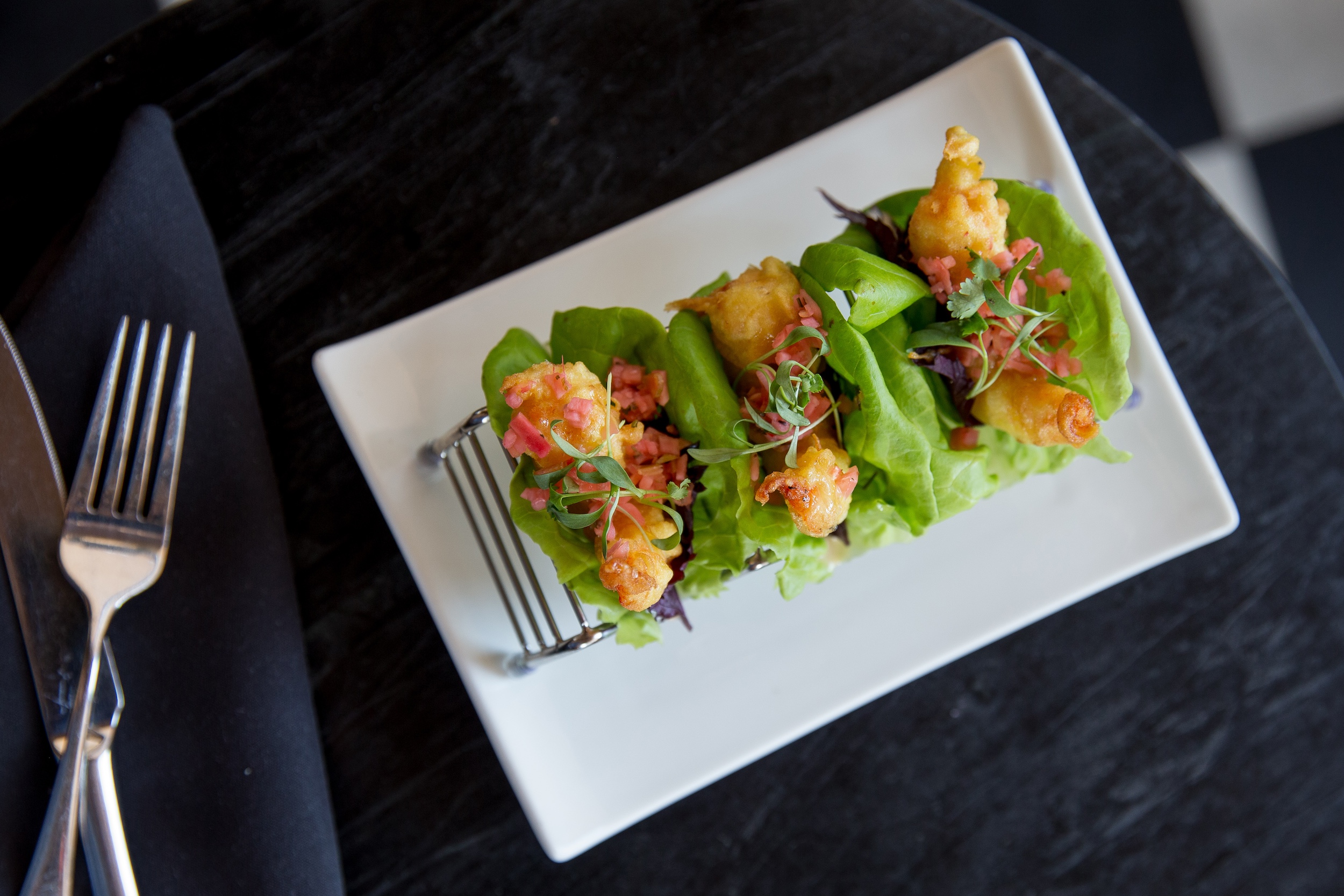 Crispy Prawn Tacos
