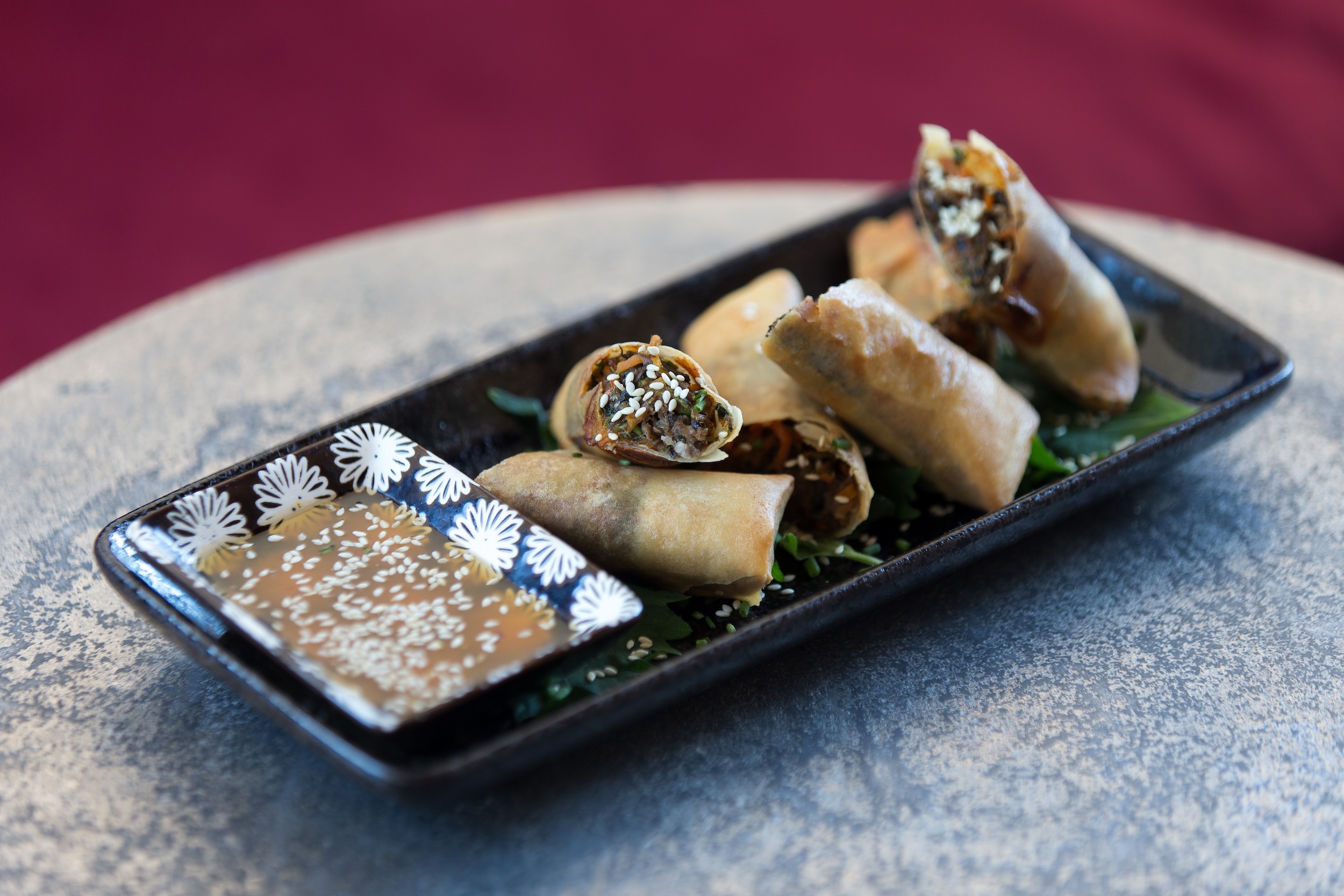 Duck Confit Spring Rolls