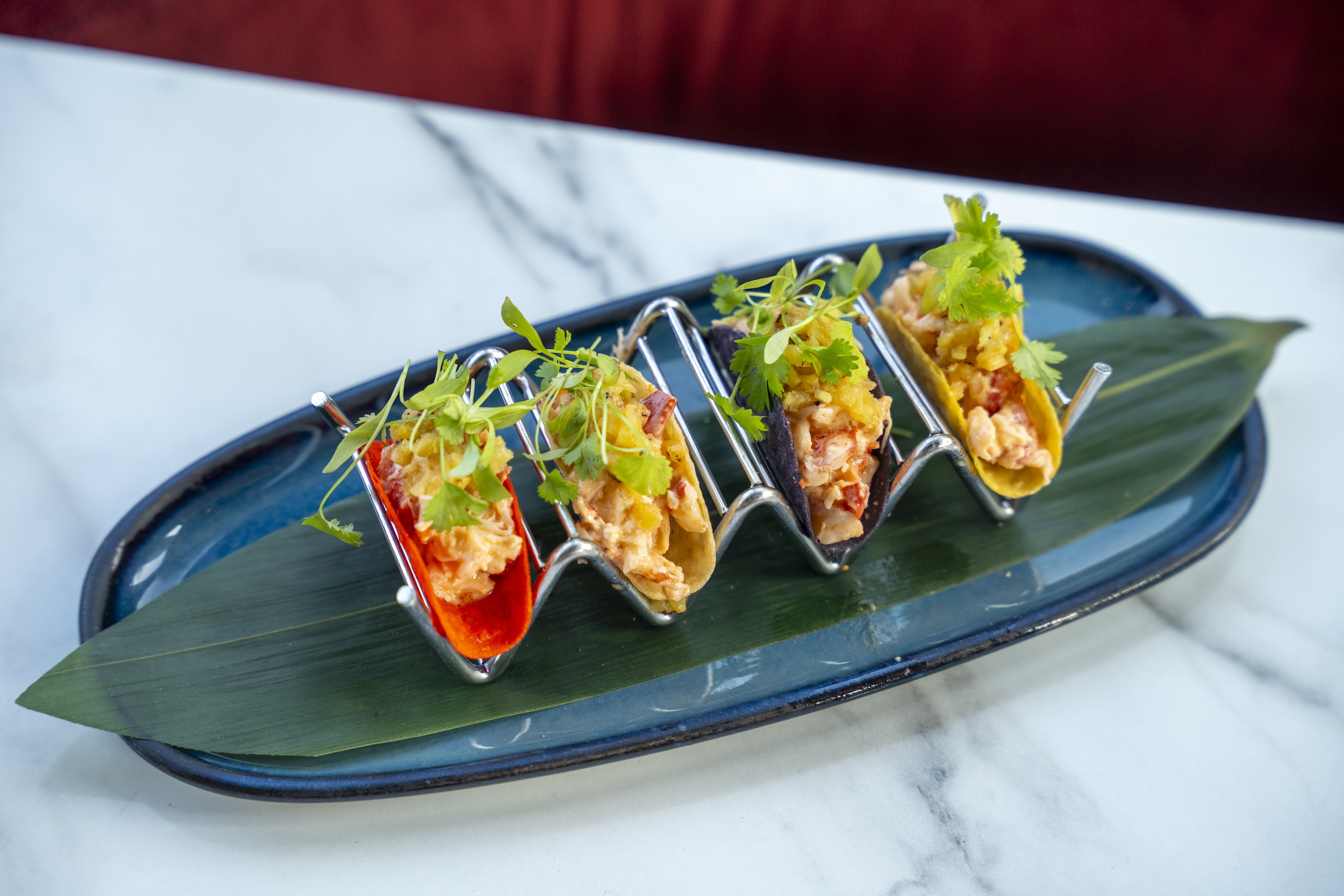 Mini Lobster Tacos, four pieces