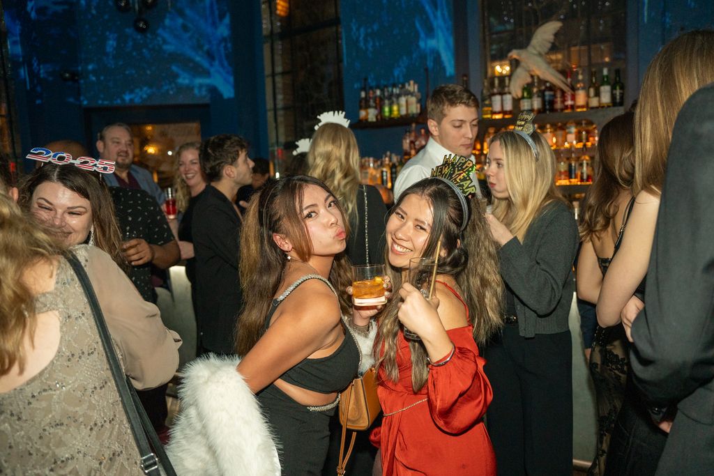 DJ performing at Ophelia rooftop New Year’s Eve event