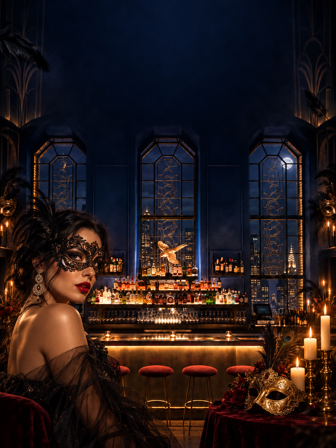 Halloween Weekend masquerade party at Ophelia