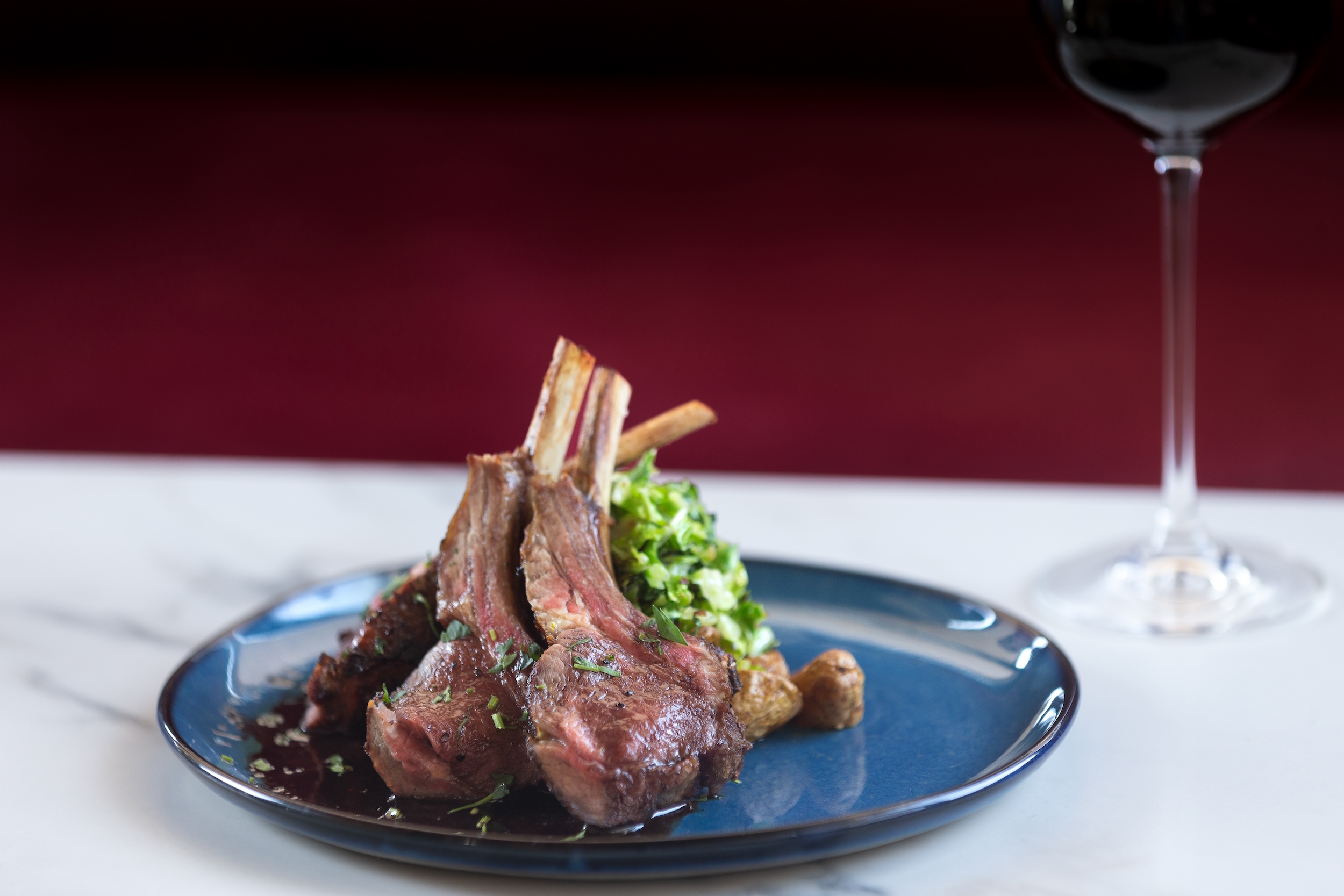 Grilled Lamb Chop Lollipops