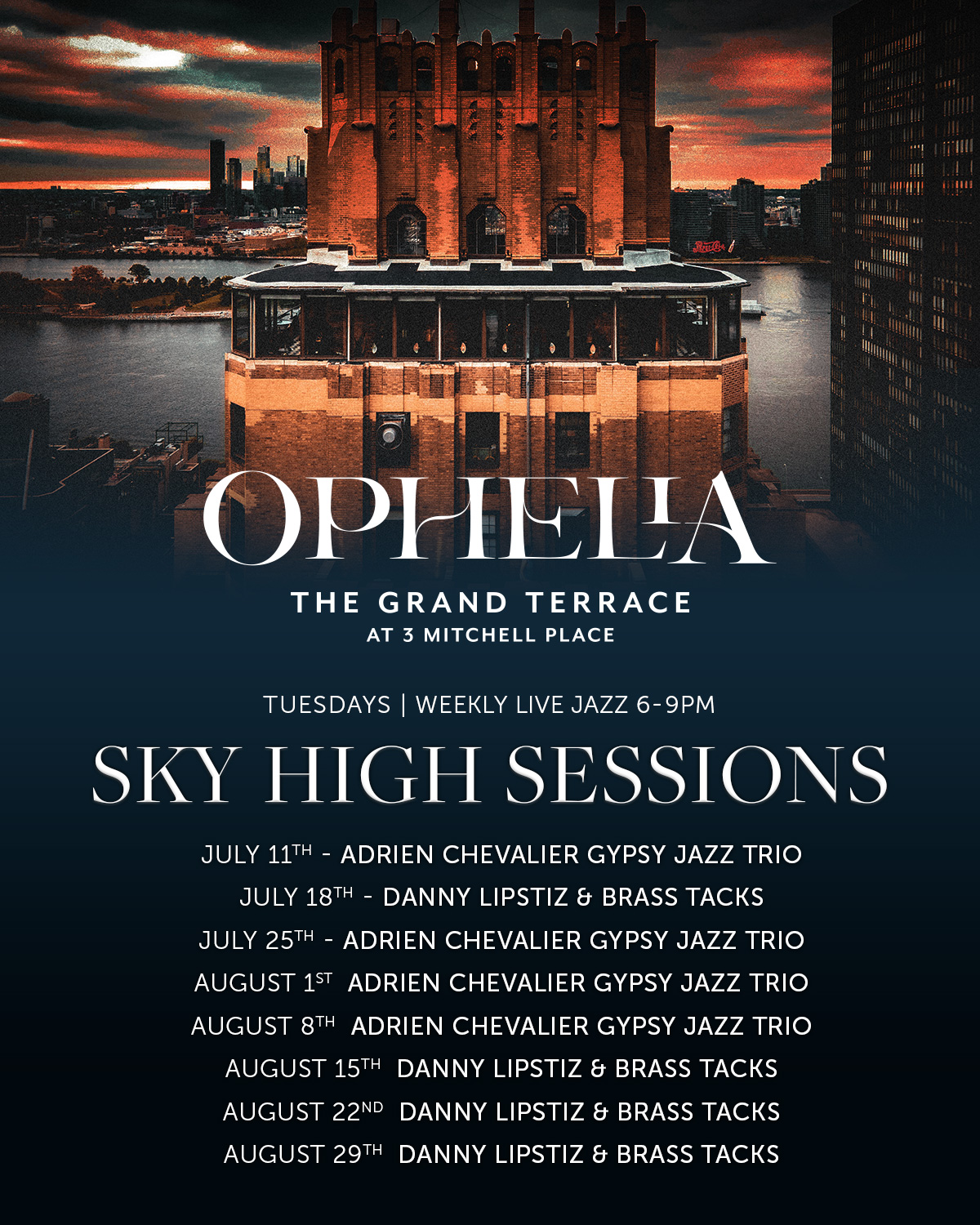 Ophelia Lounge | Cocktail Lounge, Rooftop Bar and Food in New York, NY